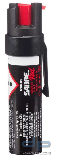 Sabre Red - P-22-Gel Pfefferspray in Gelform mit Clip