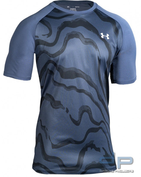 UNDER ARMOUR TECH 2.0 MORPH T-SHIRT in Hellgrau und Navy