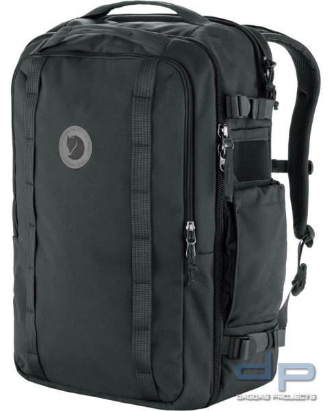 Fjällräven Färden Carry-On Pack (40L Reise Rucksack) in Schwarz und Steingrauoliv