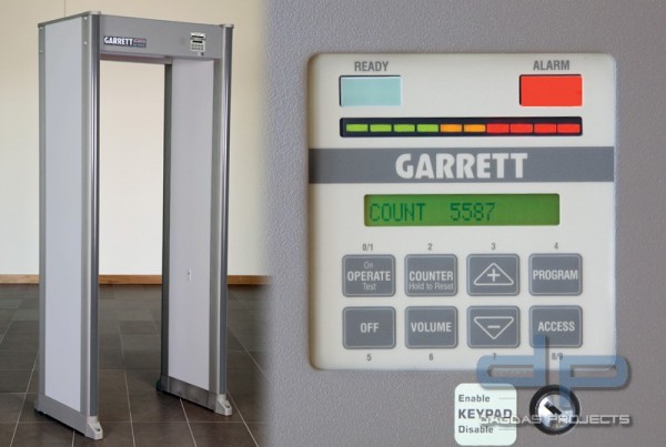 Garrett PD 6500i Dual Optics Durchgangs-Detektor- Breite Ausführung