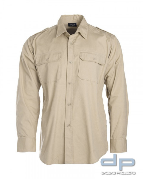 TROPENHEMD 1/1 ARM CO. KHAKI Größe: XXL