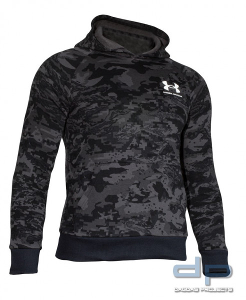 UNDER ARMOUR KIDS RIVAL FLEECE ABC CAMO HOODIE