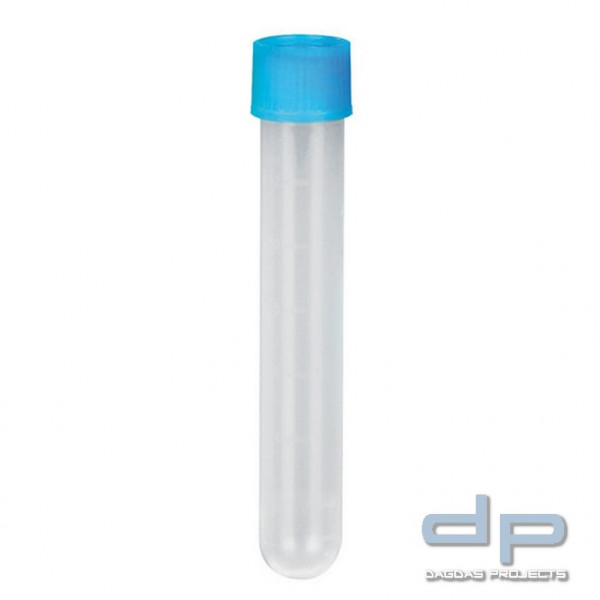 Dönges Kunststoffröhrchen mit Schraubverschluss, Ø 16 x 100 mm, blau