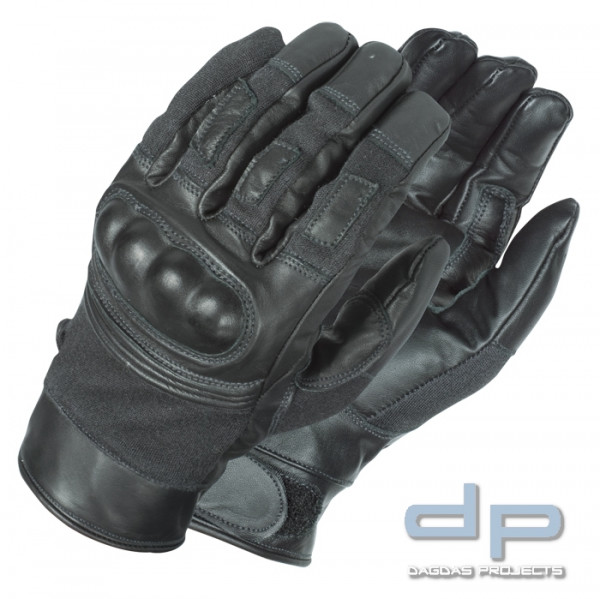 Einsatzhandschuhe-Leder-Handschuhe Polizei-Security-Protektoren Gr.XXL 