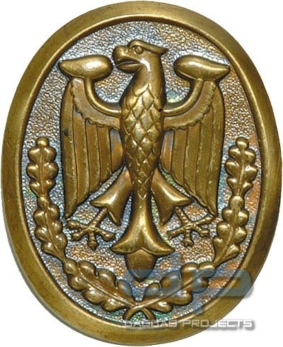 BW Schützenschnurplakette Bronze