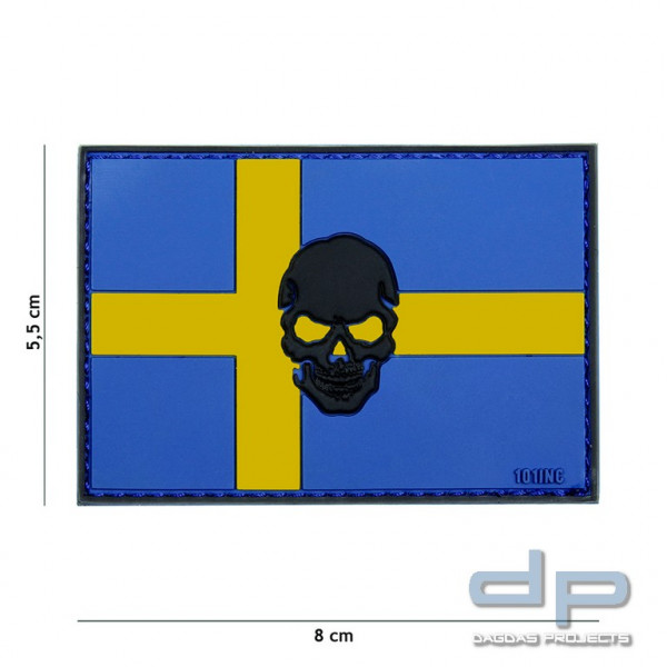 Emblem 3D PVC Flagge Schweden