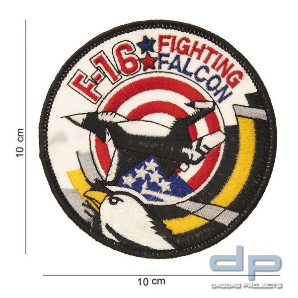 Emblem Stoff F-16 Fighting Falcon USA
