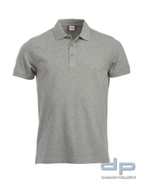 Behörden Polo Shirt Classic Lincoln S/S Graumeliert Größe L