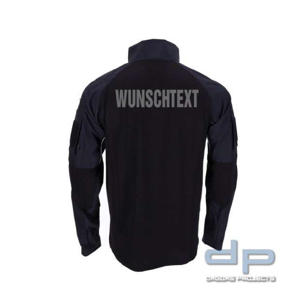 ETZEL® Tactical Troyer ATH, dunkelblau mit Aufdruck nach Wunsch auf Brust und Rücken