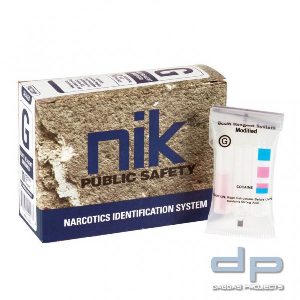 NIK Drogentest Modified Scott Test G (Kokain, Crack) 10er Box
