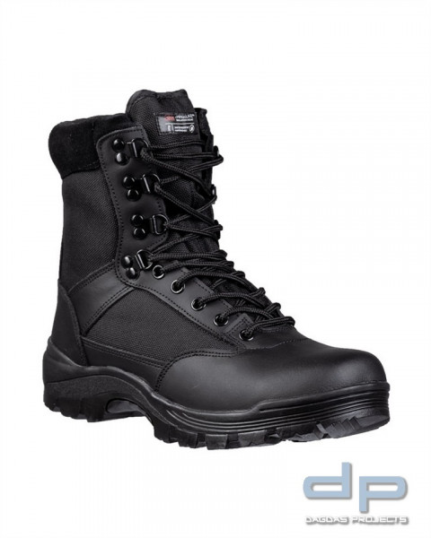 TACTICAL BOOT M.YKK ZIPPER SCHWARZ