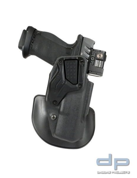 BIANCHI® 2008 Paddleholster für Walther PDP 4&quot;/4,5&quot;, Kunststoff, schwarz für Rechts- und Linkshänder