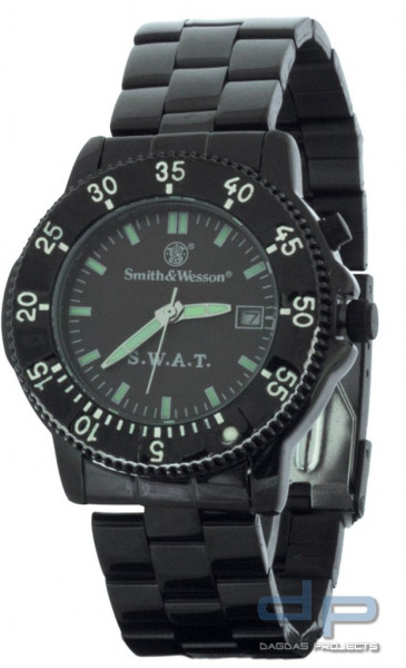 Smith &amp; Wesson SWAT Uhr mit Edelstahlarmband