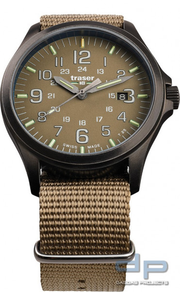 Traser H3 P67 Officer Pro GunMetal Khaki Nato