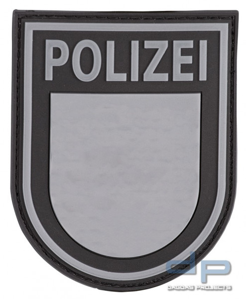3D Ärmelabzeichen Polizei Sachsen (Blackops)