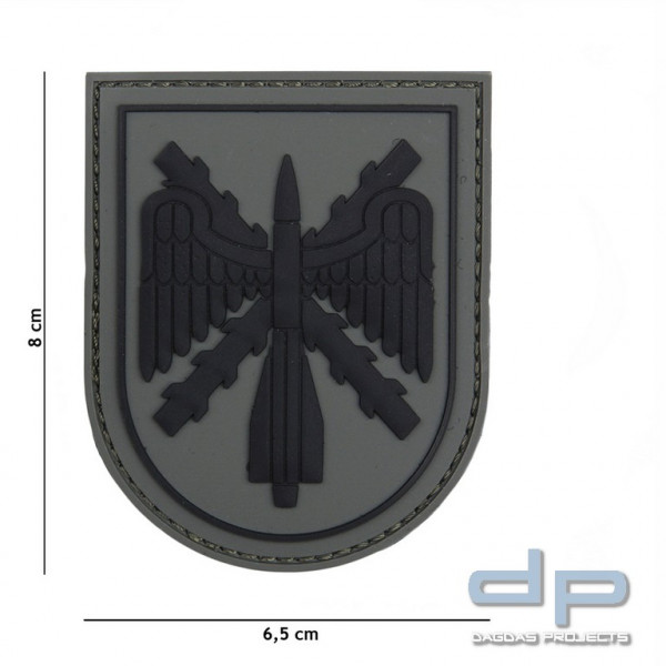 Emblem 3D PVC Spanische Schild grau
