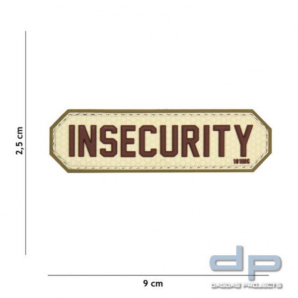Emblem 3D PVC Insecurity Coyote