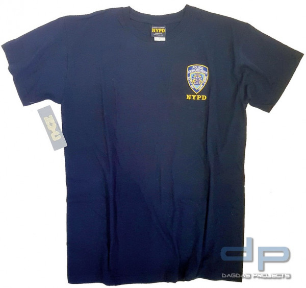 Original NYPD T-Shirt aus U.S.A Navyblau