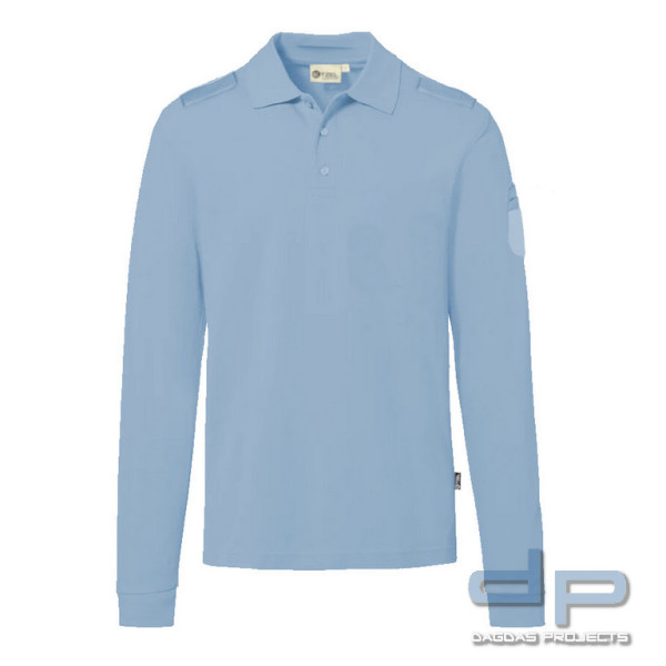 ETZEL® Dienstpoloshirt, langarm, hellblau