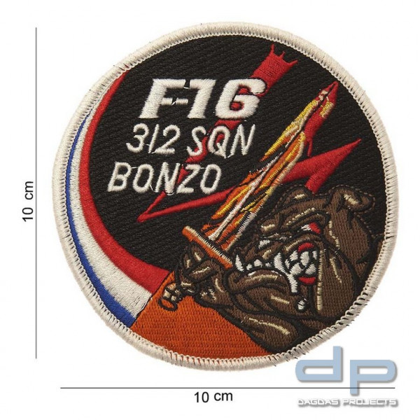 Emblem Stoff F-16 312 SQN Bonzo