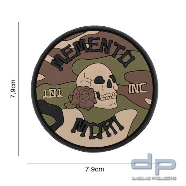 Emblem 3D PVC Memento Mori 101 INC woodland