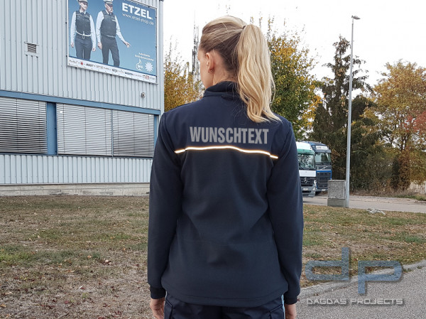 ETZEL Behörden Fleecejacke (Damen) mit Aufdruck nach Wunsch auf Brust und Rücken