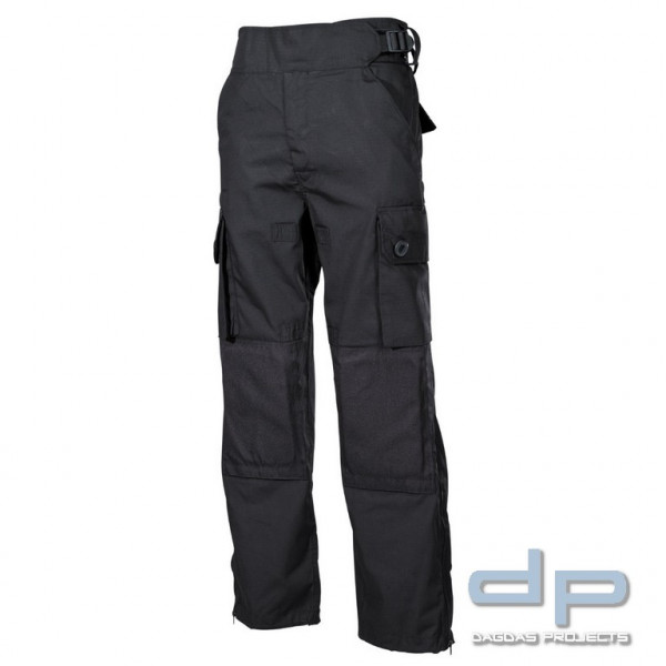 Kommandohose, &quot;Smock&quot;, Rip Stop, schwarz