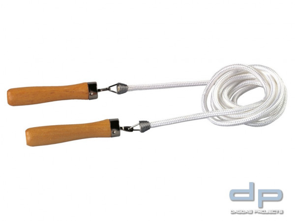 DANRHO Springseil mit Holzgriff, Länge 270 cm