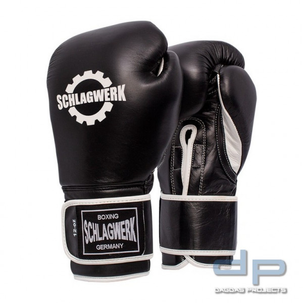 SCHLAGWERK Boxhandschuhe Training/Sparring 2.0 schwarz/weiß