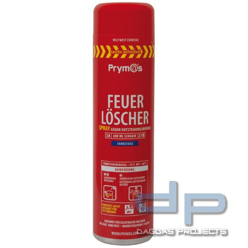 Prymos Löschspray Fahrzeuge