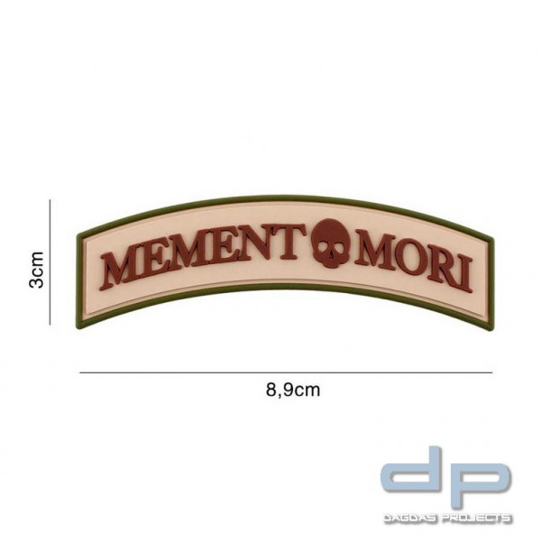 Emblem 3D PVC Memento Mori multi