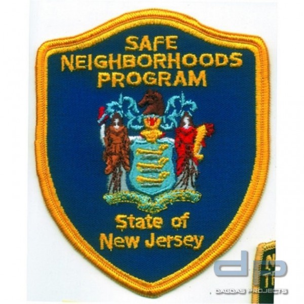 Stoffaufnäher - Safe Neighborhoods Program - State of New Jersey