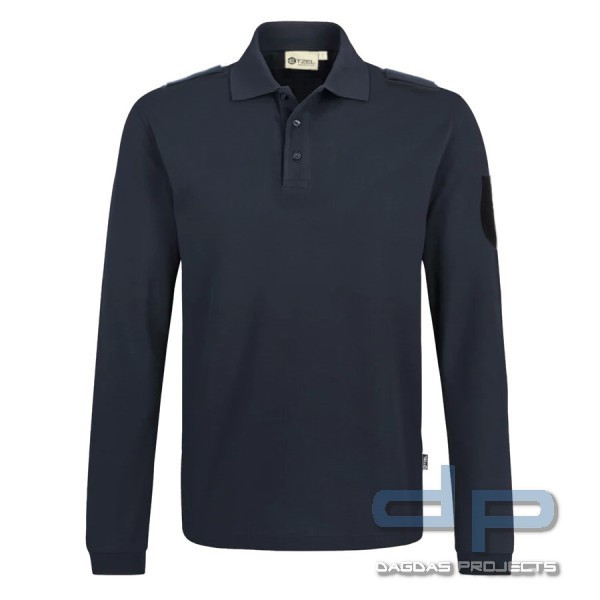 ETZEL® Dienstpoloshirt, langarm, dunkelblau