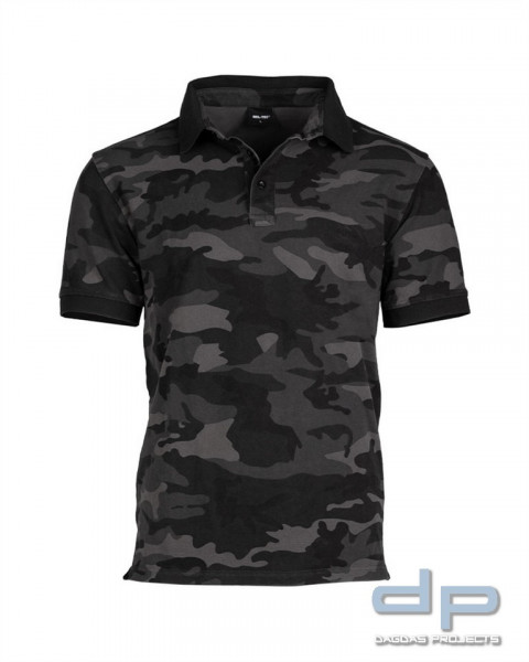 POLOSHIRT PREWASH CO.PIKEE DARK CAMO Größe L