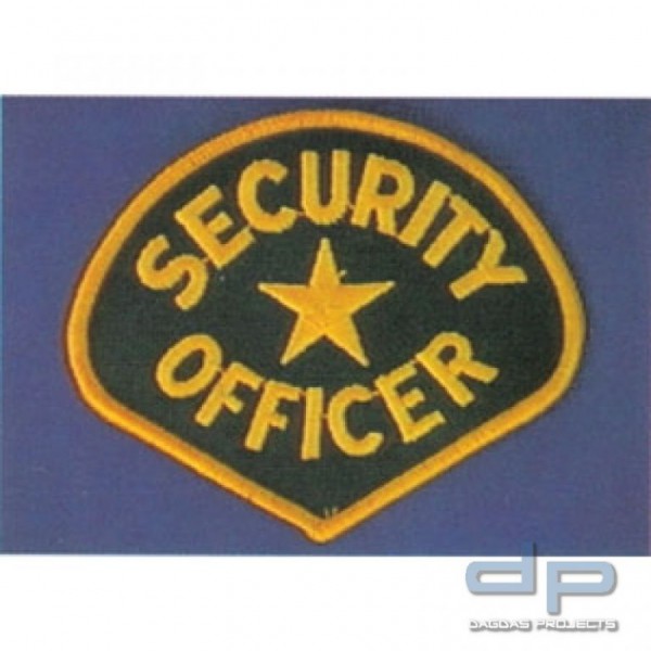 Security Officer Stoffabzeichen aus 100% Polyester