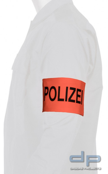 ERKENNUNGSARMBINDE POLIZEI SIGNALFARBE