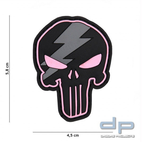 Emblem 3D PVC Punisher Thunder Rosa