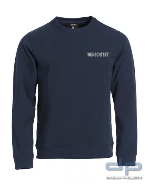 Clique Classic Roundneck mit Aufdruck nach Wunsch in verschiedenen Farben