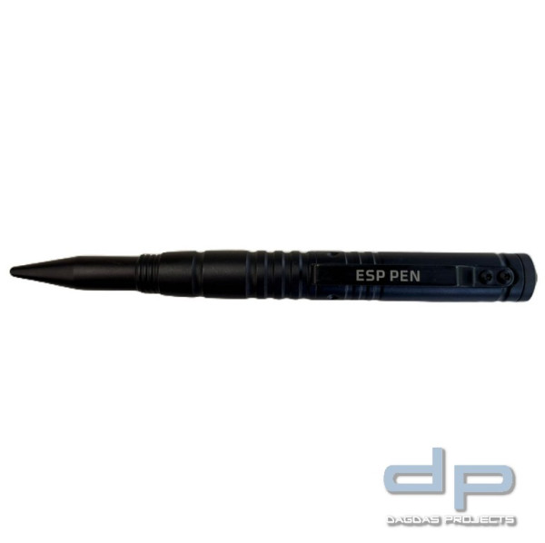 Tactical Pen Glasbrecher, Kubotan + Kugelschreiber, schwarz