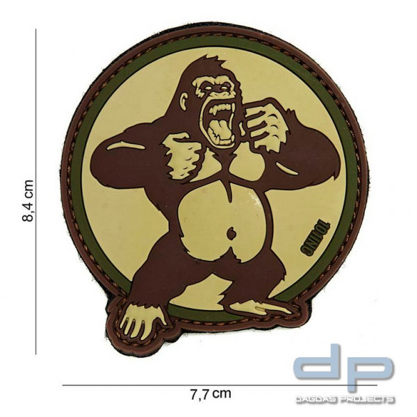 Emblem 3D PVC King Kong beige