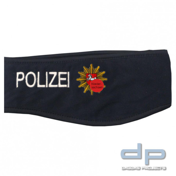 Stirnband Thinsulate™ mit Bestickung "POLIZEI Niedersachsen" schwarz