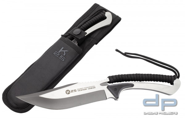 RUI K25 Outdoor-Messer mit Paracord