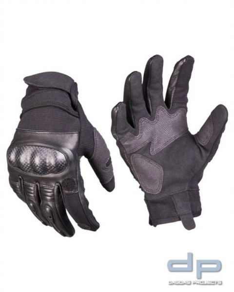 TACTICAL GLOVES GEN.II LEDER SCHWARZ VPE 2