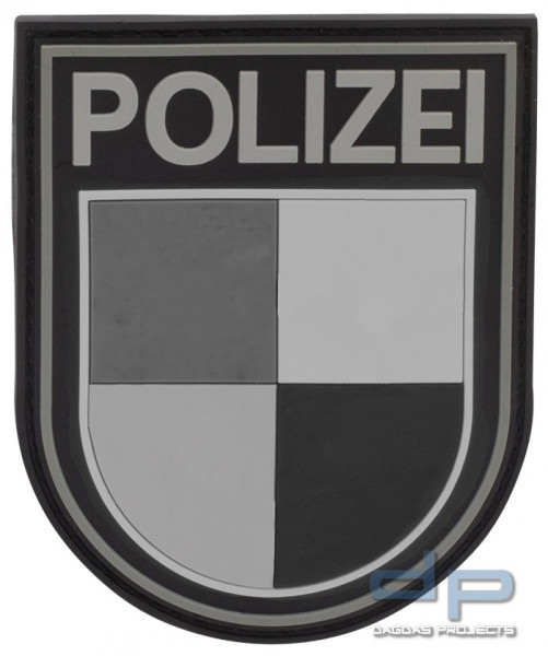 3D Ärmelabzeichen Polizei Saarland (Blackops)