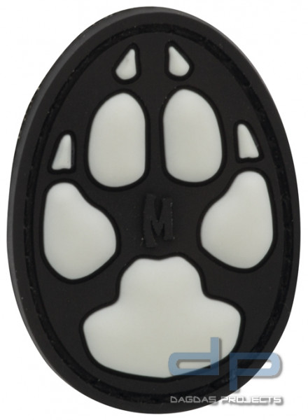 Maxpedition Rubber Patch DOG TRACK Glow