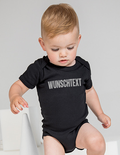 Baby Bodysuit mit Aufdruck nach Wunsch in verschiedenen Farben