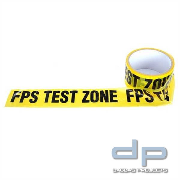 Absperrband FPS Test Zone