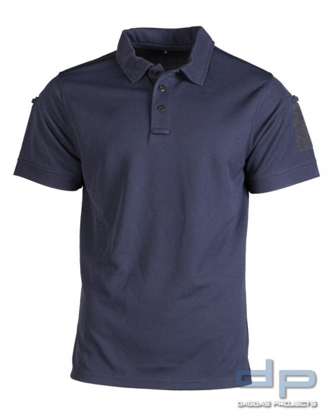 TACTICAL QUICK DRY POLOSHIRT 1/2 ARM DK.BLAU VPE 3