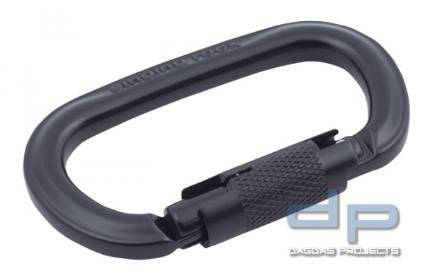Black Line Karabiner Twist Oval Lock