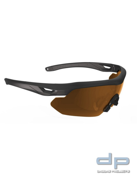SWISS EYE® Takt. Laserschutz-/Schiessbrille &quot;Nighthawk PRO&quot; , braun